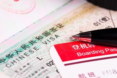 Hồ sơ xin visa Trung Quốc